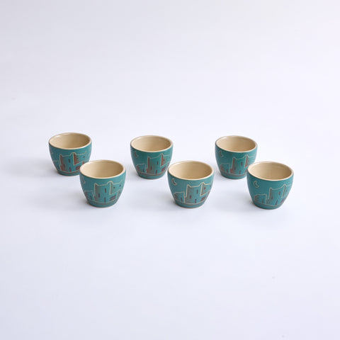 Arabic Coffee Cup - Set of 6