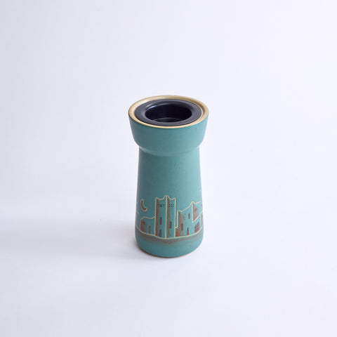 Al Diyar Incense Burner Aqua Green Matt