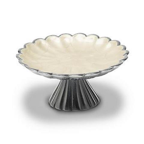 Peony 10” Cake Stand - White