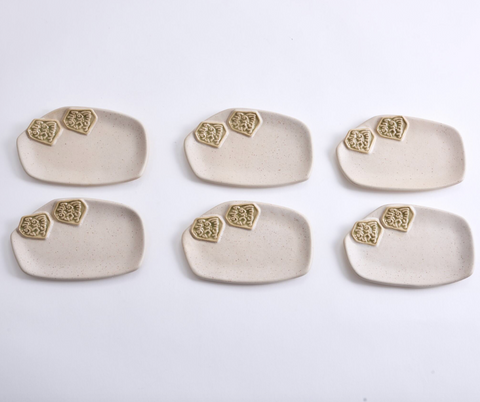 One-Size Malaki Biscuit Plate - Set of 6