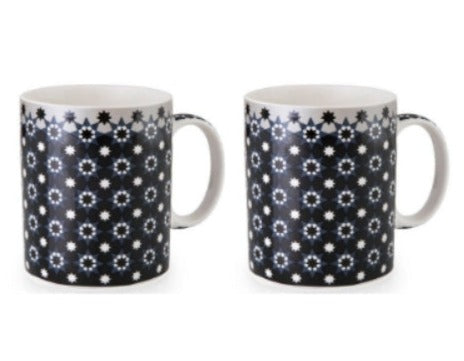 Porcelain Mugs Set of 2