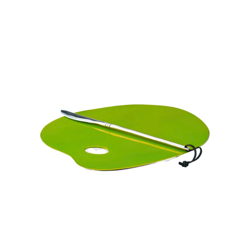 Artist Palette Cheese Set Green