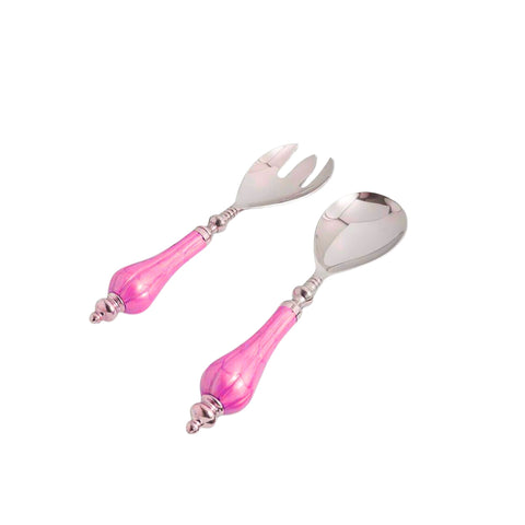 Salad Serving Set - Fusia
