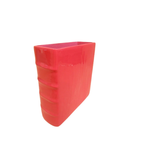 Decorative Book Vase - Red