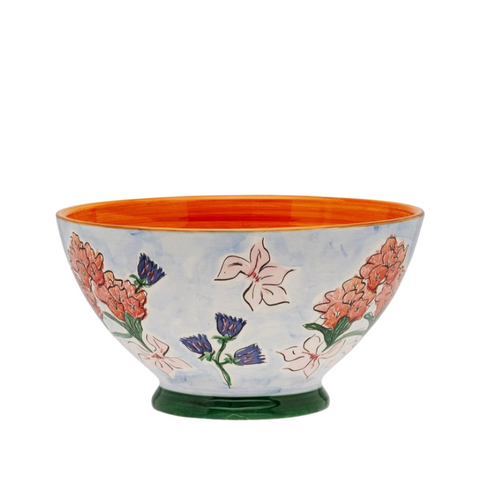 Mallow Bouquet Ceramic Bowl