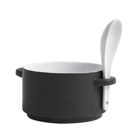 Soup Bowl with Spoon