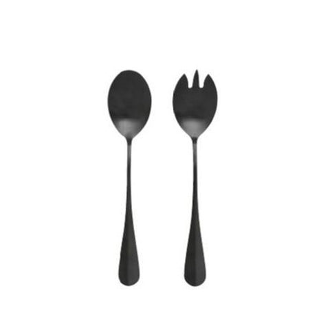 Black Cutlery Set of 2