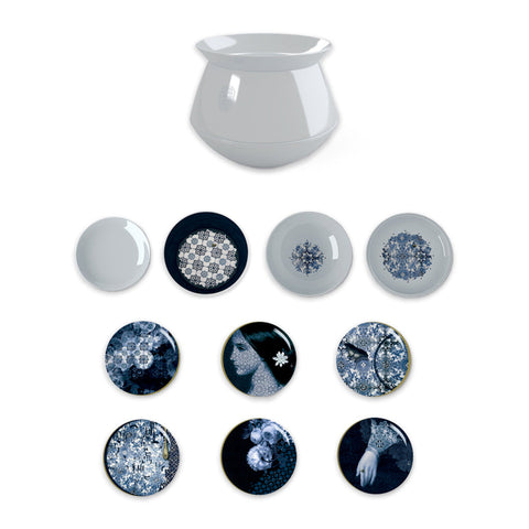Stackable Bowl & Plate Melamine