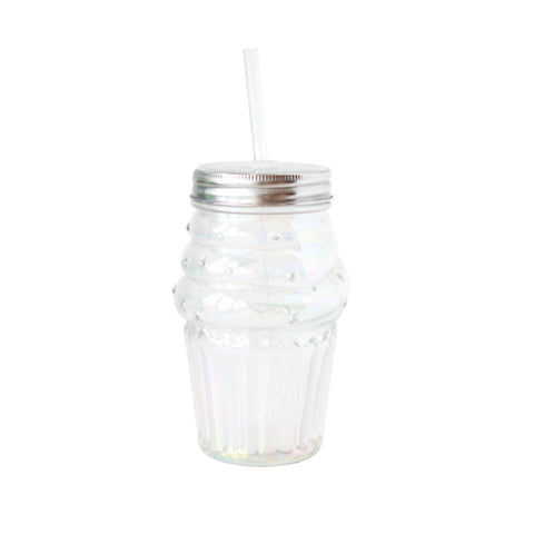 Glass Cactus Sipper