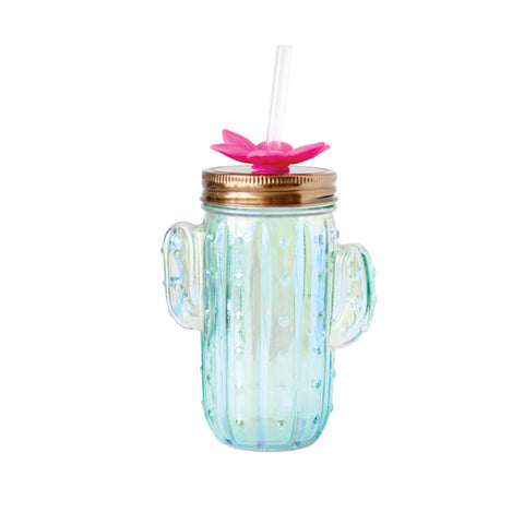 Glass Sipper with Lid