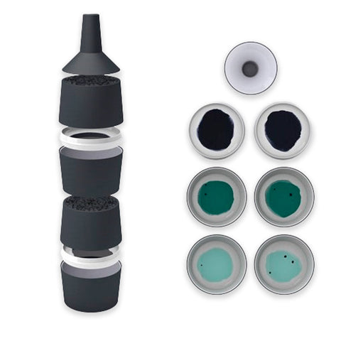 Stackable Tumblers & Dishes Set