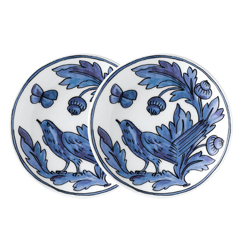 Plates Set 2 Blue Bird