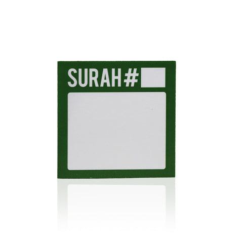 Sticky Note Flag Surah