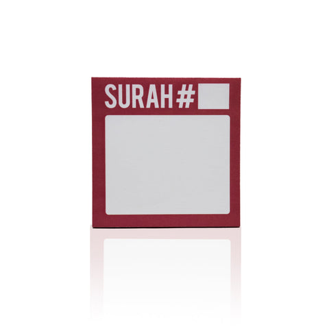 Sticky Note Flag Surah