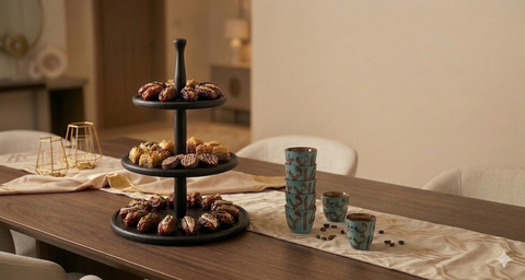 Eid table décor UAE