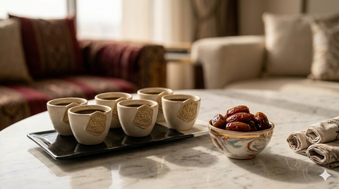 Arabic coffee cups UAE