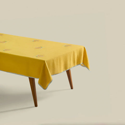 Anut Cairo Royal Palm Tablecloth Amber
