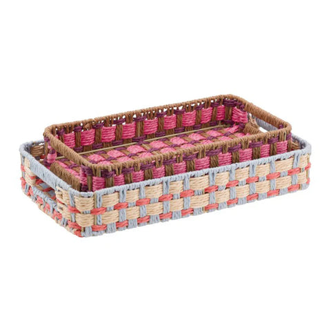RITUALI DOMESTICI – Set of 2 Woven Trays