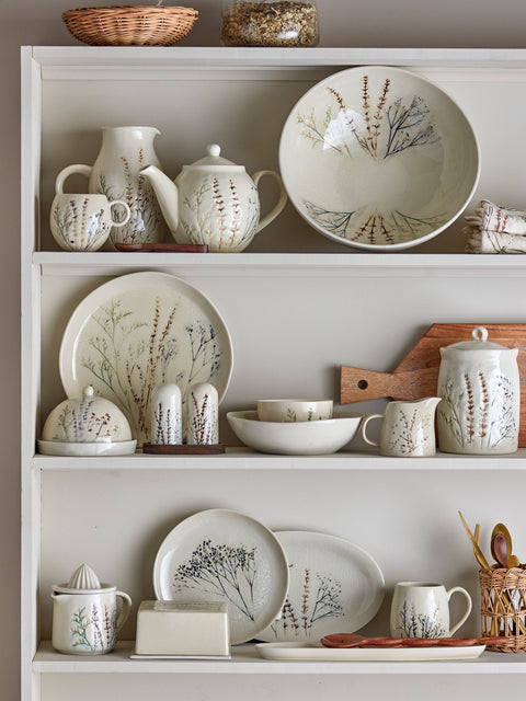 Bea Plate, Nature, Stoneware