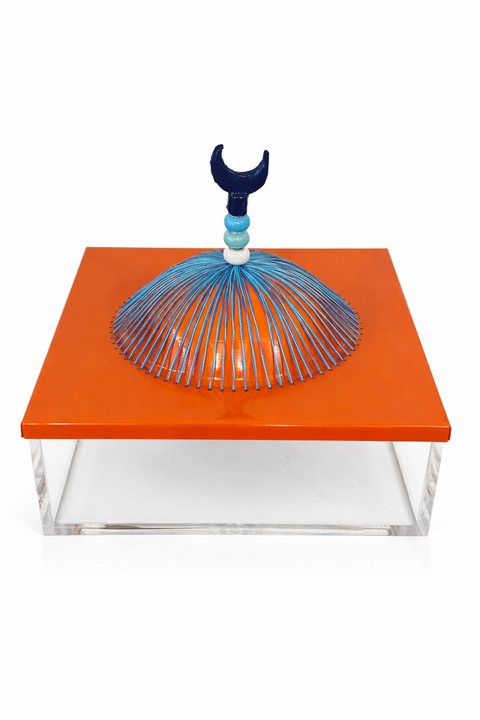 String Dome Box - Saffron (Medium)