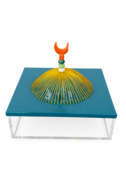 String Dome Box - Lagoon (Medium)