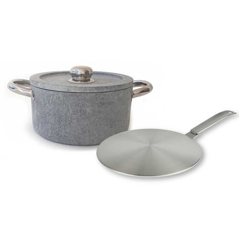 Casserole Efestus 4.8lt and Heat Diffuser Plate 24cm