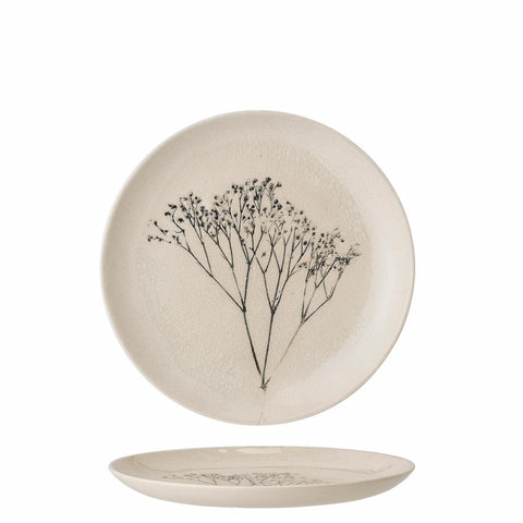 Bea Plate, Nature, Stoneware