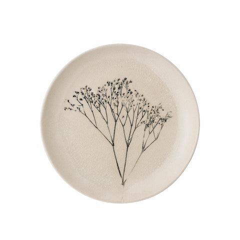 Bea Plate, Nature, Stoneware
