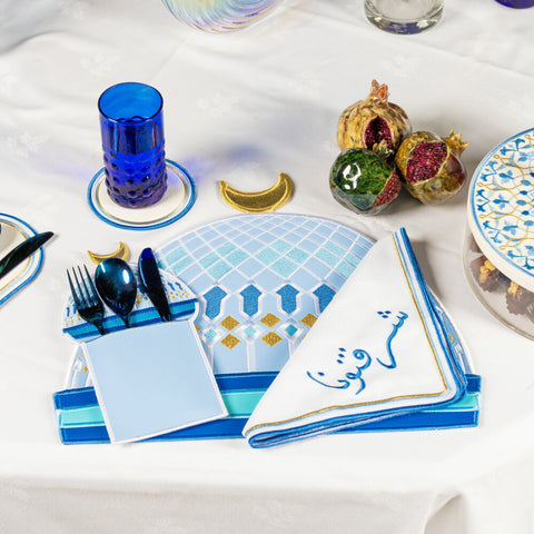 Azure Dome Cutlery Pouch