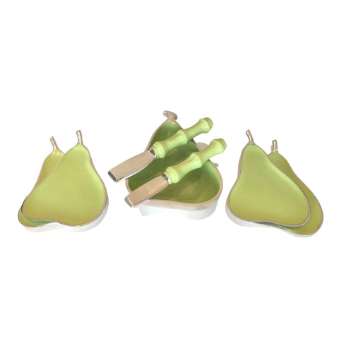 Pear Shaped Hors d' oeuvres Plates