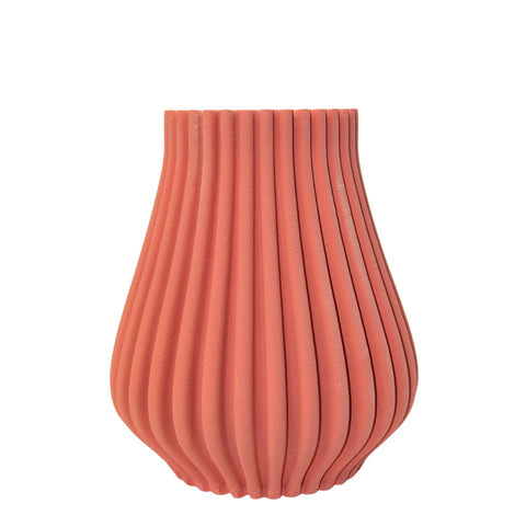 Linen Deco Vase Coral