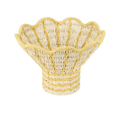 Tall yellow FIORE centerpiece