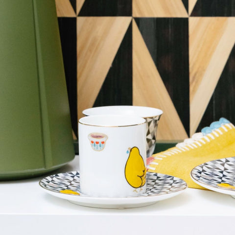Lucky Bird Espresso Cups - Set of 6
