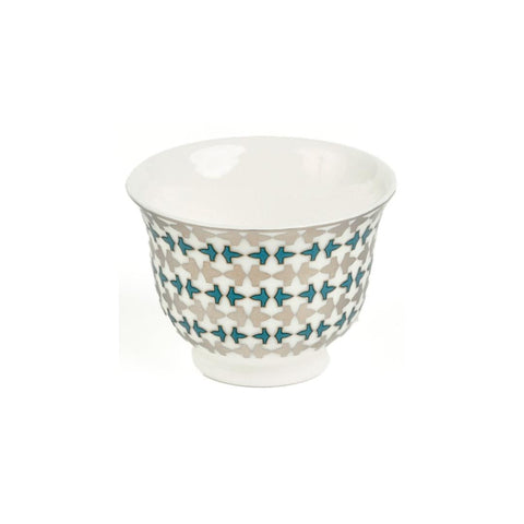 Blue Al Hambra Arabic Coffee Cups – Set of 6