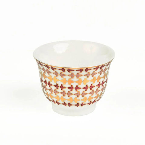 Pink Al Hambra Arabic Coffee Cups – Set of 6