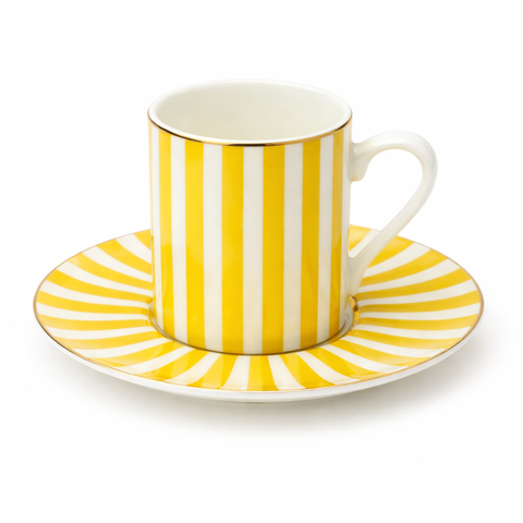Espresso Cups with Saucers – Set of 6
