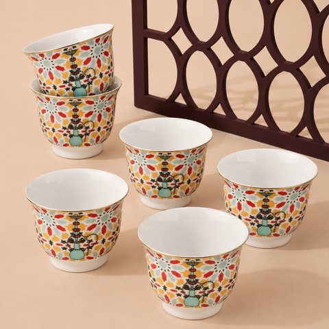 Tiles Chaffe Cups, Set of 6