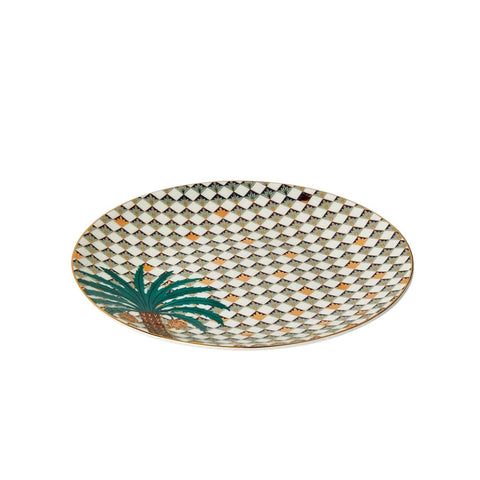 Sahara Rose Dessert Plates in Porcelain, Set of 6