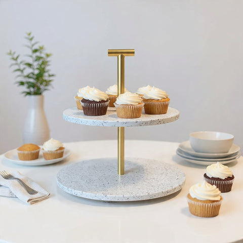 Cake Stand Terrazo