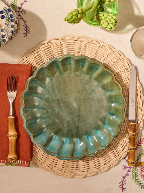 ANUT Cario Scallop Ceramic Dinner Plate