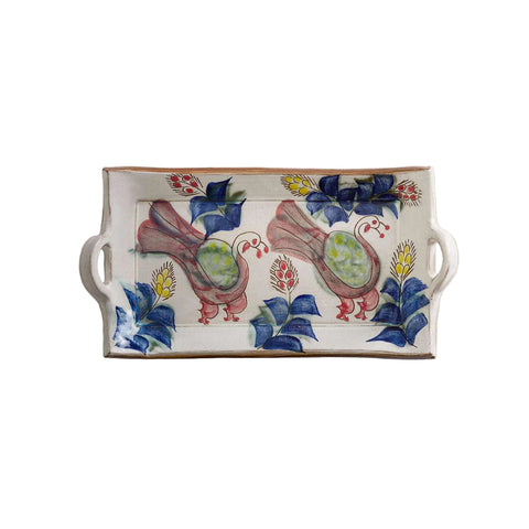 Anut Cairo  Manial Ceramic  Peacock Tray