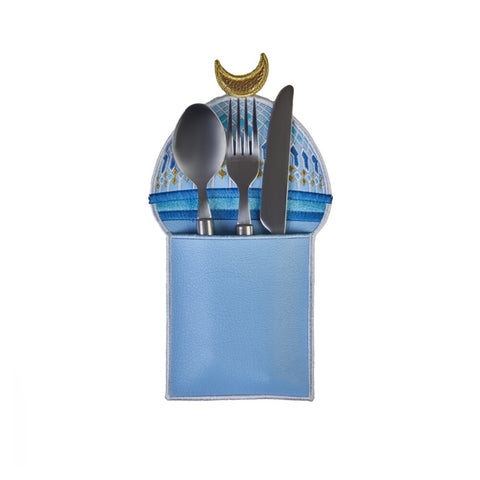 Azure Dome Cutlery Pouch