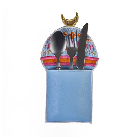 Embroidered Dome Cutlery Pouch