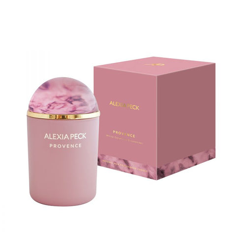 Candle White Geranium & Lavend