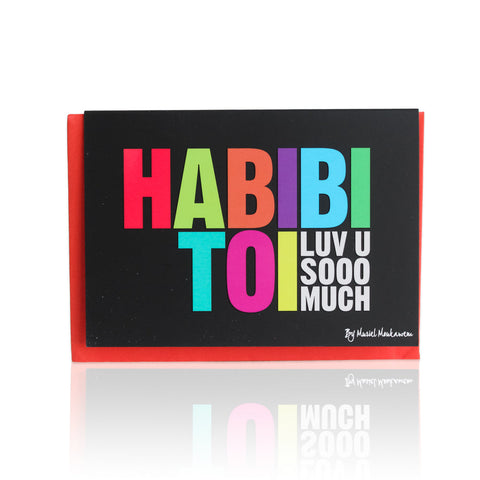 Mini Card Habibi Toi Love U
