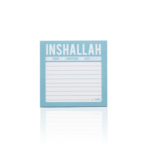 Sticky Note Inshallah