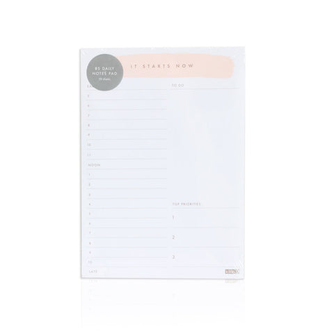 Daily Notes Pad B5