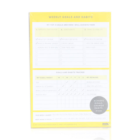 Weekly Goals Pad B5