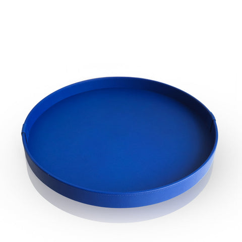 Tray Round Leather