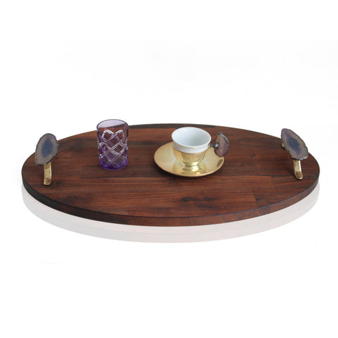 Serving Set Tray, Cup & Glass